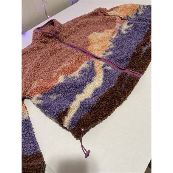 Sweaters - Wild Fable Sherpa Jacket XL Mountain Landscape